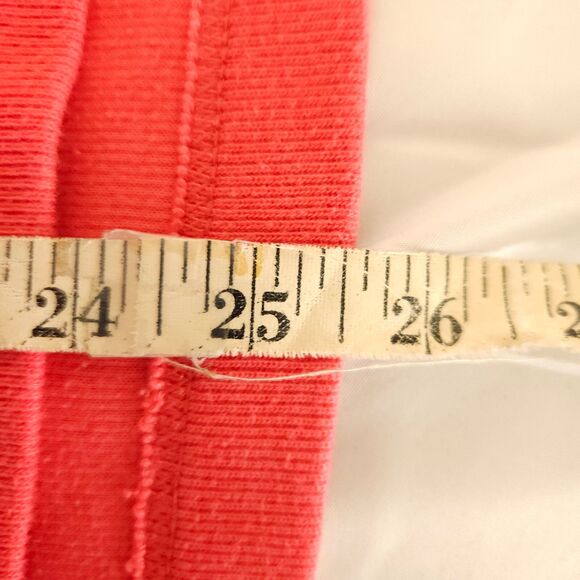 Orvis Womens Large Pink 1/4 Zip Pullover Sweatshirt Mockneck Floral - Picture 7 of 7